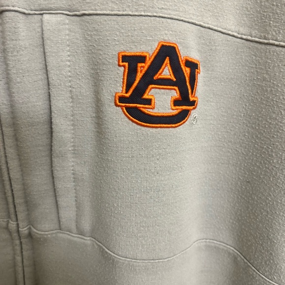 Men's Size M | Colosseum Gray NCAA Auburn Tigers l Full- Zip Hoodie - Picture 7 of 8